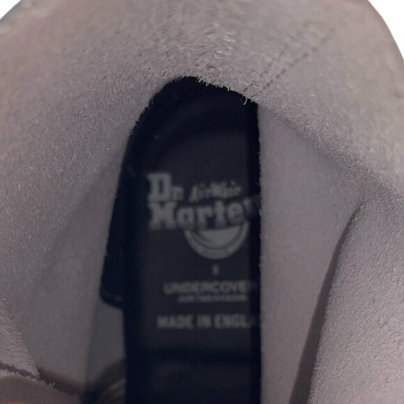 DR. DOC MARTENS UNDERCOVER 1490 made in England White Combat Boots Men UK 8 US 9 - Picture 7 of 10